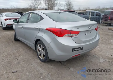 2013 Hyundai Elantra Gls z USA, uszkodzony, nr VIN 5NPDH4AE8DH274678
